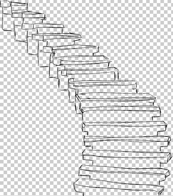 Stairs Drawing Art Storey PNG, Clipart, Angle, Area, Art, Black And White, Creativity Free PNG Download