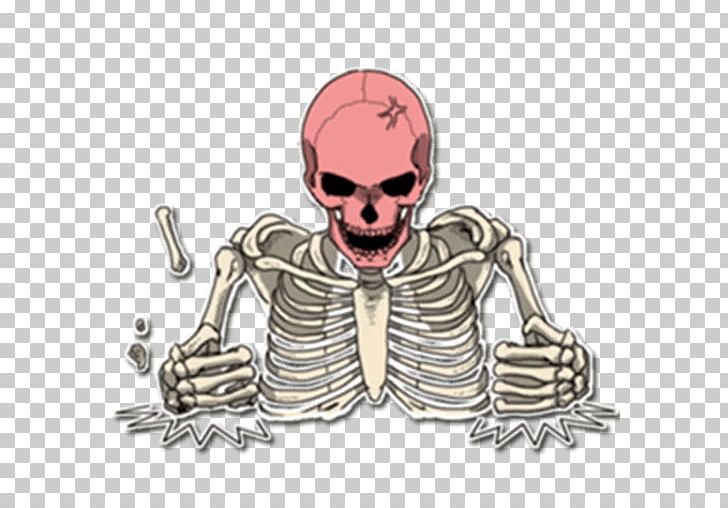 Sticker Skeleton Skull Telegram Homo Sapiens PNG, Clipart, Algorithm, Application Programming Interface, Behavior, Bone, Cartoon Free PNG Download