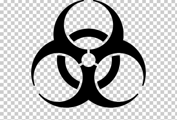 Biological Hazard Symbol Laboratory Biological Warfare PNG, Clipart, Artwork, Biological Hazard, Biological Warfare, Black And White, Circle Free PNG Download