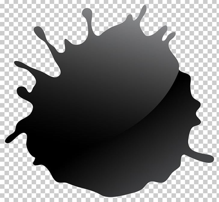 Black And White Paint PNG, Clipart, Black And White, Brush, Color, Free Content, Leaf Free PNG Download