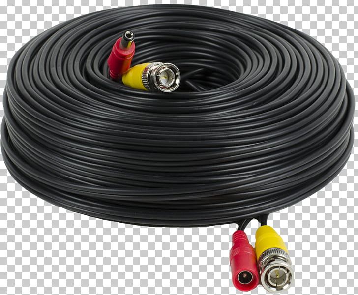 Coaxial Cable BNC Connector Camera Electronics Electrical Cable PNG, Clipart, Amcrest Ip2m841, Cable, Coaxial Cable, Digital Cameras, Digital Video Recorders Free PNG Download