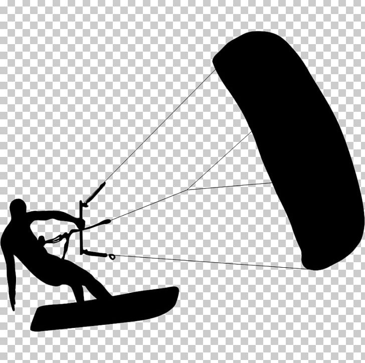 Bumper Sticker Power Kite Kitesurfing Appliqué PNG, Clipart, Angle, Applique, Black, Black And White, Bumper Free PNG Download