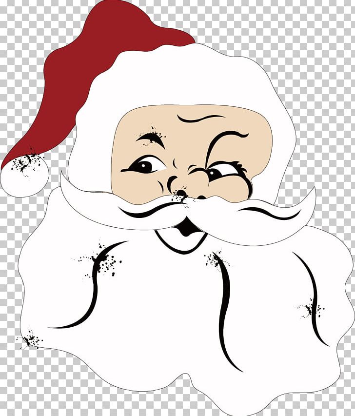 Santa Claus Christmas Avatar PNG, Clipart, Cartoon, Cartoon Eyes, Christmas Elements, Christmas Frame, Christmas Lights Free PNG Download