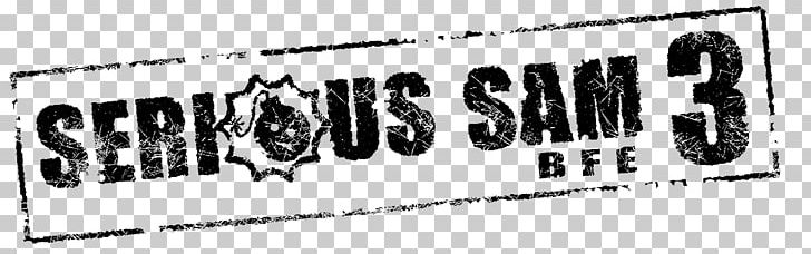 Serious Sam 3: BFE Serious Sam HD: The Second Encounter Serious Sam 2 Serious Sam: The First Encounter Serious Sam HD: Gold Edition PNG, Clipart, Area, Banner, Black And White, Brand, Croteam Free PNG Download