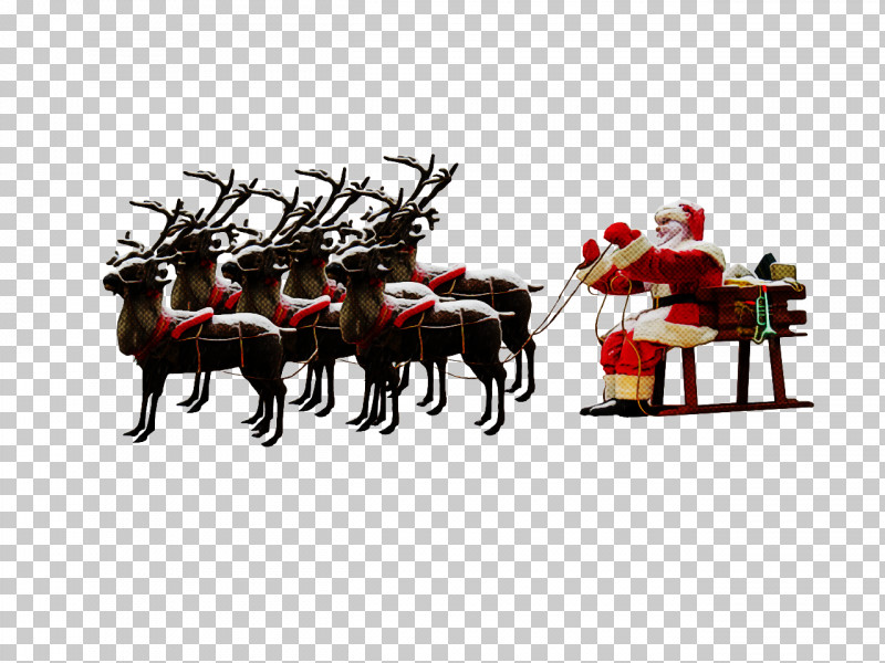 Santa Claus PNG, Clipart, Deer, Elk, Reindeer, Santa Claus, Vehicle Free PNG Download