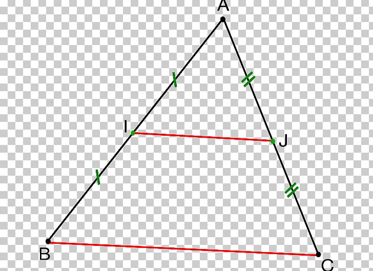 Triangle Théorème Des Milieux Midpoint Theorem Line Segment PNG, Clipart,  Free PNG Download