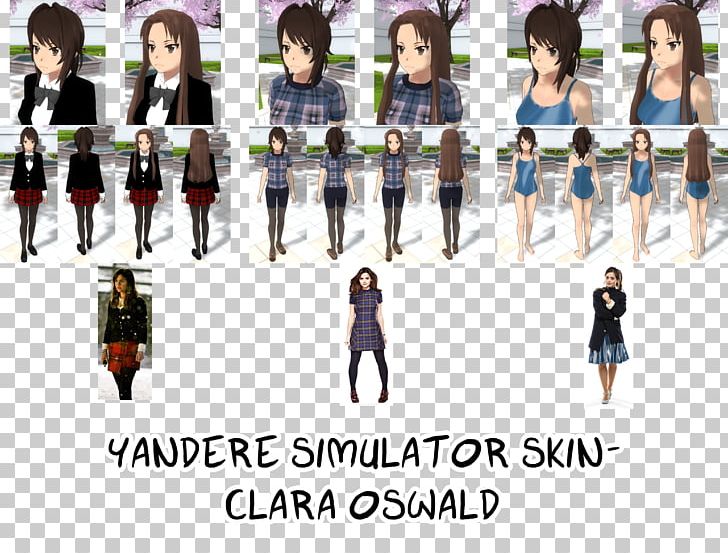 Yandere Simulator Skin Clara Oswald Harley Quinn PNG, Clipart, Anime, Chibi, Clara Oswald, Deviantart, Doctor Who Free PNG Download