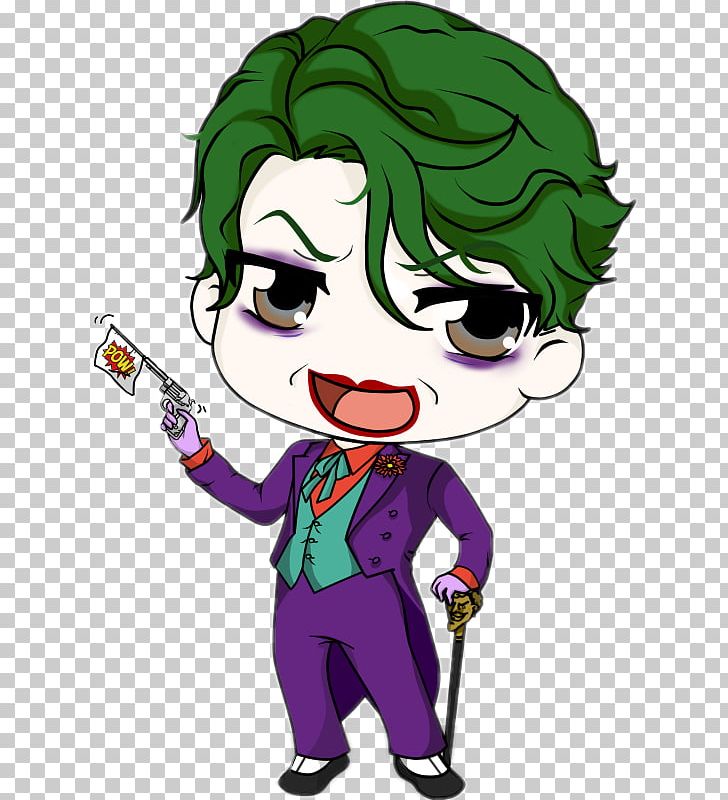 chibi joker and harley quinn