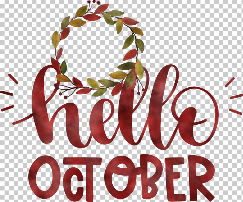 Hello October October PNG, Clipart, Flower, Hello October, Logo, Meter, October Free PNG Download