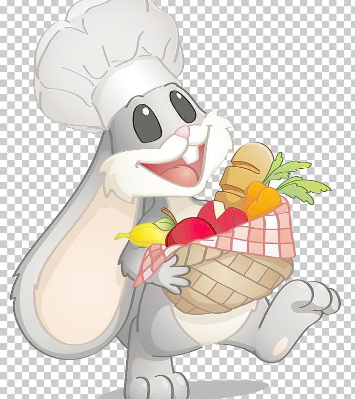 Rabbit White Illustration PNG, Clipart, Animals, Bread, Bunny, Cartoon, Cartoon Chef Free PNG Download