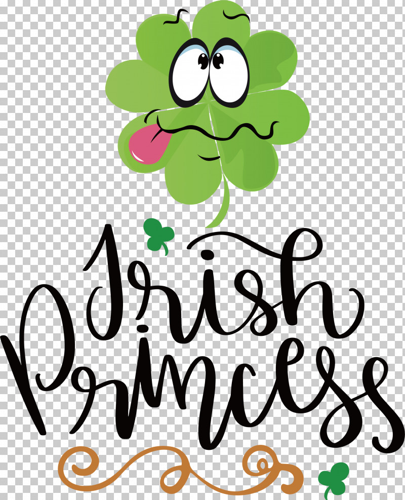 Irish Princess Saint Patrick Patricks Day PNG, Clipart, Cartoon, Flower, Fruit, Green, Happiness Free PNG Download