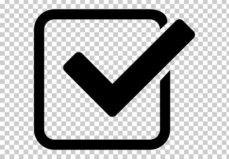 Check Mark Computer Icons PNG, Clipart, Angle, Area, Black, Black And White, Checkbox Free PNG Download