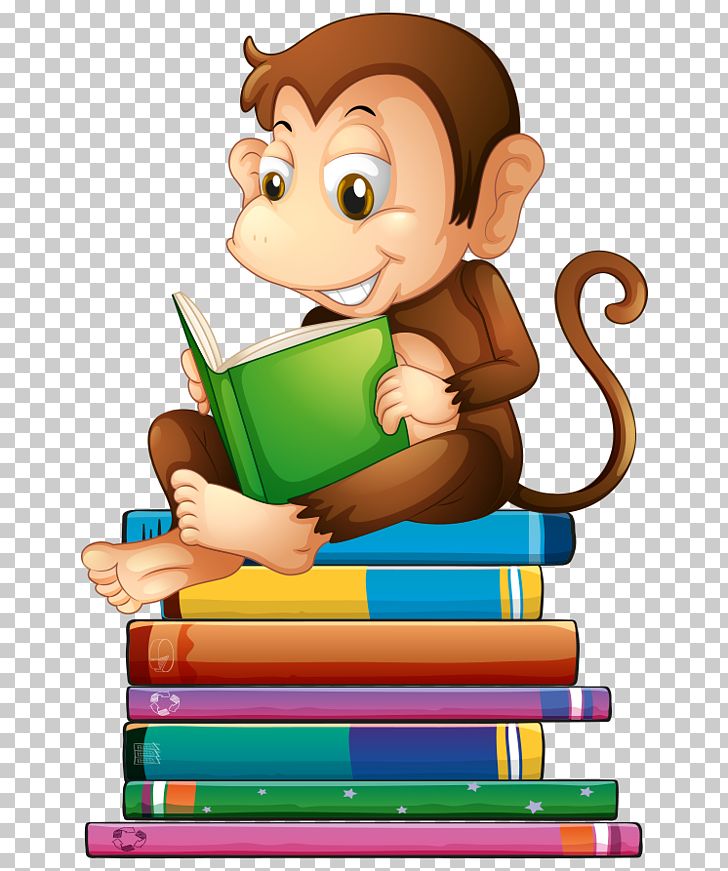 Monkey Book Chimpanzee Reading Stock Photography PNG, Clipart, Animals, Books Vector, Book Vector, Cartoon, Cartoon Animals Free PNG Download