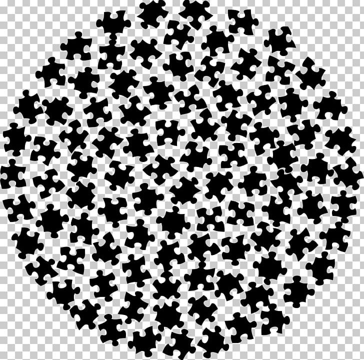 Jigsaw Puzzles Check Pattern PNG, Clipart, Area, Black, Black And White, Check, Circle Free PNG Download