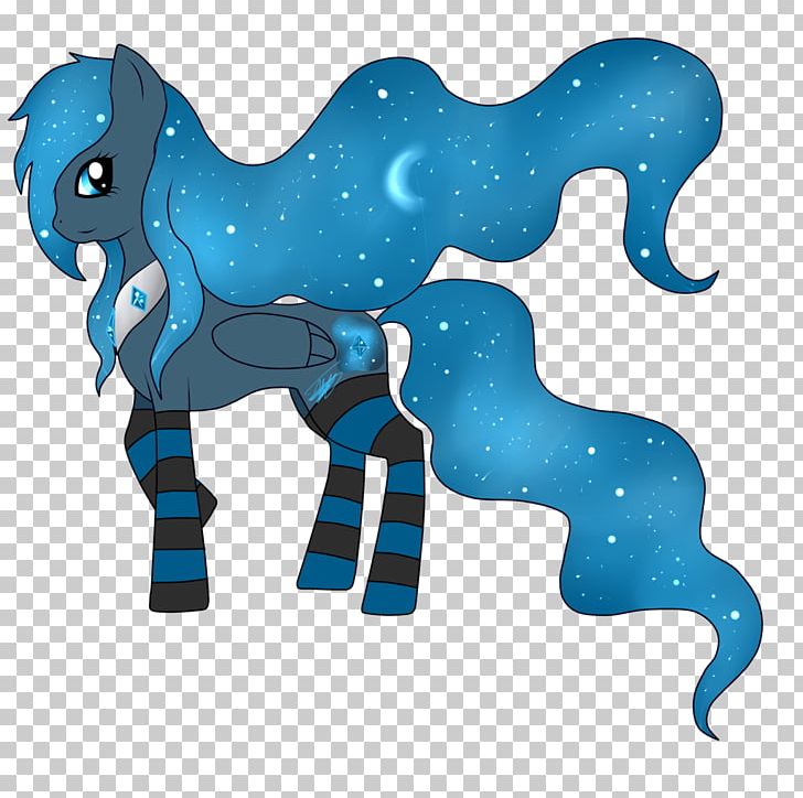 Horse Pony Vertebrate Cobalt Blue Cartoon PNG, Clipart, Animal, Animal Figure, Animals, Blue, Cartoon Free PNG Download