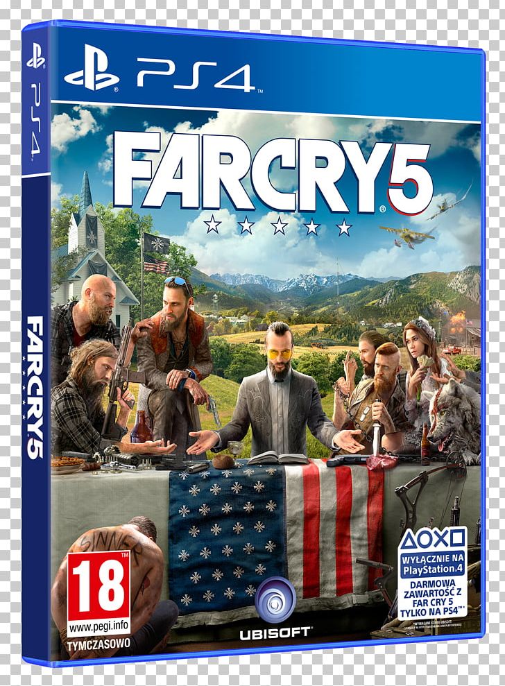 Far Cry 5 PlayStation 4 Video Games Ubisoft Far Cry Primal PNG, Clipart, Cry, Far, Far Cry, Far Cry 5, Far Cry Primal Free PNG Download