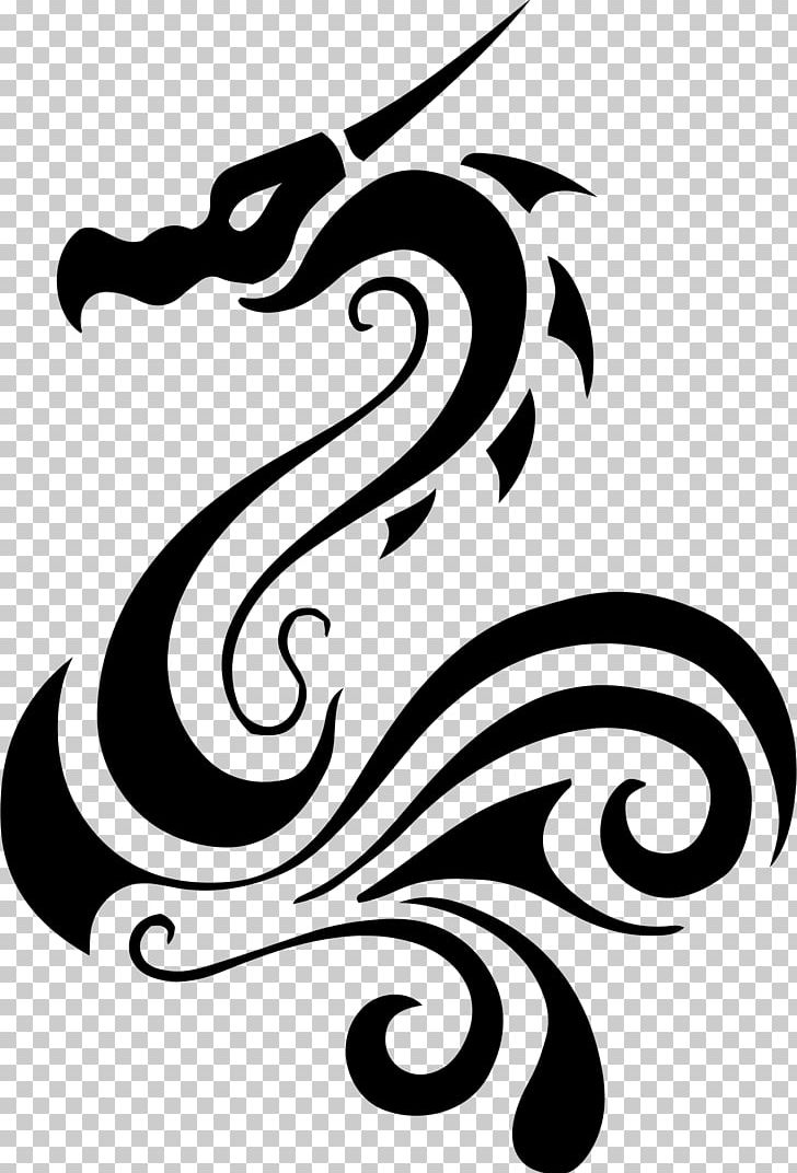 Tattoo Dragon PNG, Clipart, Artwork, Black And White, Chinese Dragon, Clip Art, Dragon Free PNG Download