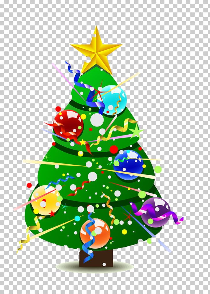 Beautiful Colorful Christmas Trees Decoration Santa Claus PNG, Clipart, Background Pattern, Cartoon, Christmas Decoration, Christmas Frame, Christmas Lights Free PNG Download