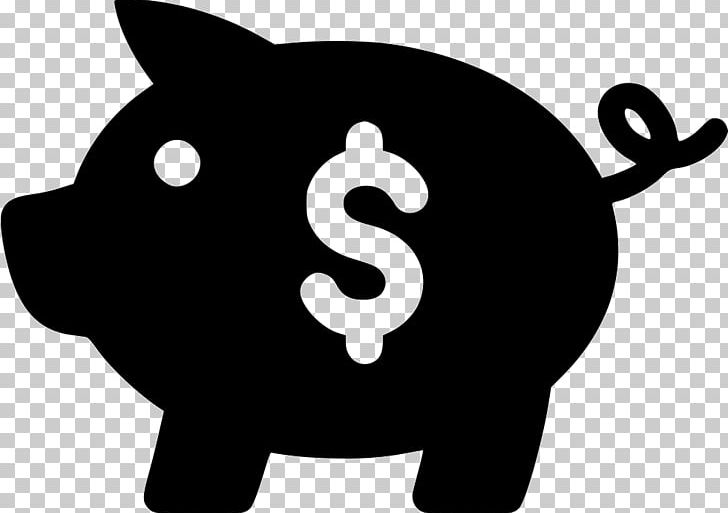 Piggy Bank Coin Computer Icons Saving PNG, Clipart, App, Bank, Black, Black And White, Carnivoran Free PNG Download