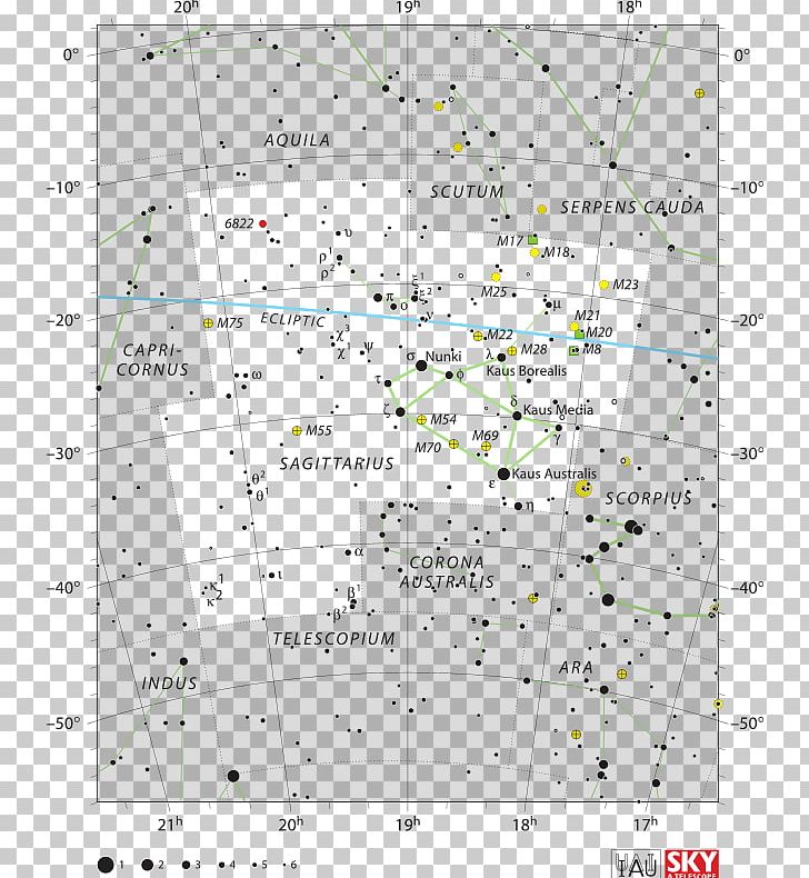 Sagittarius Constellation Star Chart Omega Nebula Messier Object PNG, Clipart, Angle, Area, Constellation, Diagram, Galactic Center Free PNG Download