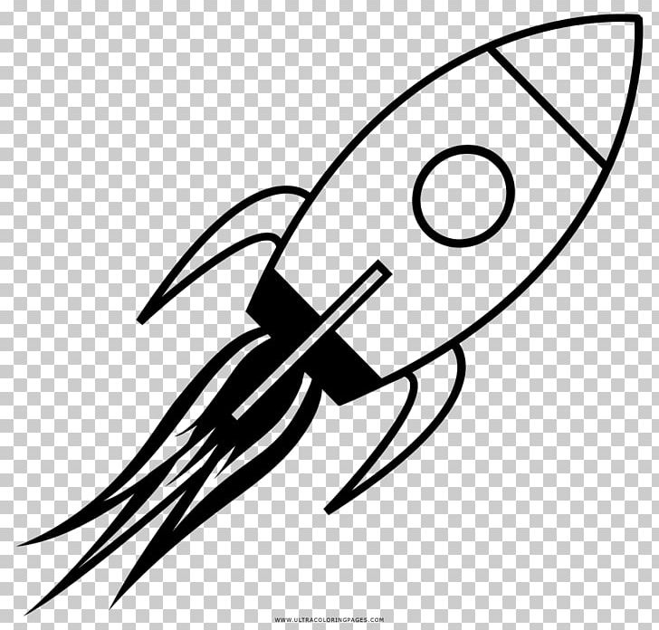 Drawing Spacecraft Rocket Line Art Coloring Book PNG, Clipart, Artwork, Beak, Black, Black And White, Cartoon Free PNG Download