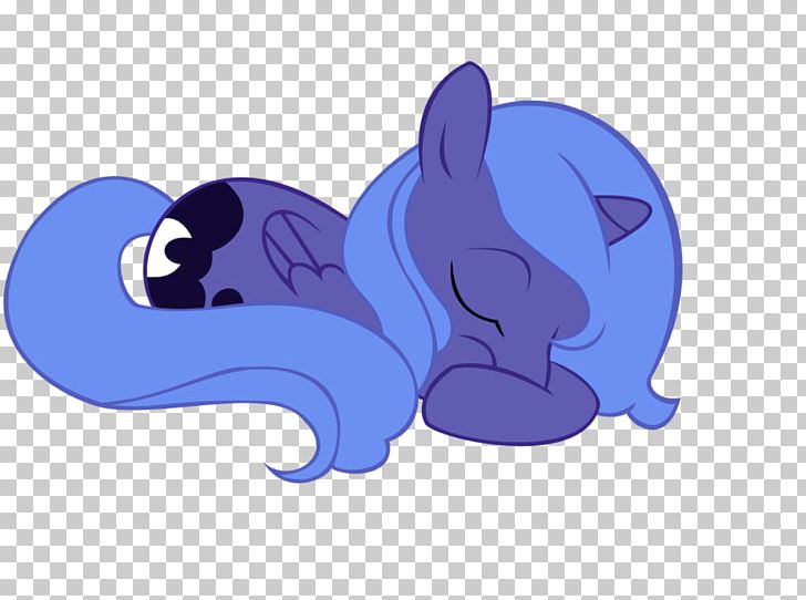 My Little Pony: Friendship Is Magic Fandom Princess Luna Sleep PNG, Clipart, Animals, Blue, Carnivoran, Cartoon, Cat Like Mammal Free PNG Download