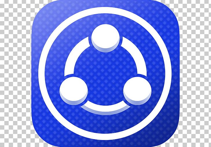 SHAREit Mobile App Android Application Package PNG, Clipart, Android, Android Application Package, Circle, Cobalt Blue, Dow Free PNG Download