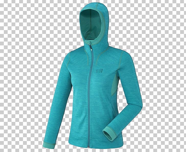 Hoodie Jacket Polar Fleece Millet Clothing PNG, Clipart, Active Shirt, Aqua, Clothing, Columbia Sportswear, Depths Free PNG Download