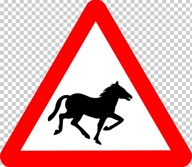 Horse The Highway Code Pony Traffic Sign Warning Sign PNG, Clipart, Black And White, Driving, Equestrianism, Highway, Highway Code Free PNG Download