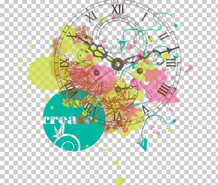 Graffiti Clock Illustration PNG, Clipart, Alarm Clock, Area, Art, Circle, Clock Free PNG Download