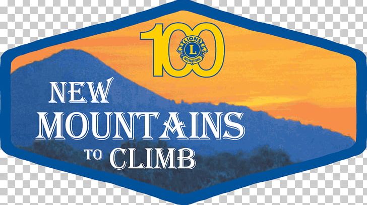 Lions Clubs International New Mountains To Climb New Castle Hundred Organization PNG, Clipart, Area, Association, Blue, Brand, Label Free PNG Download