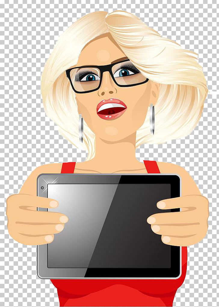 Photography Tablet Computer Cartoon Illustration PNG, Clipart, Adobe Illustrator, Beautiful, Beautiful Girl, Beauty, Beauty Salon Free PNG Download