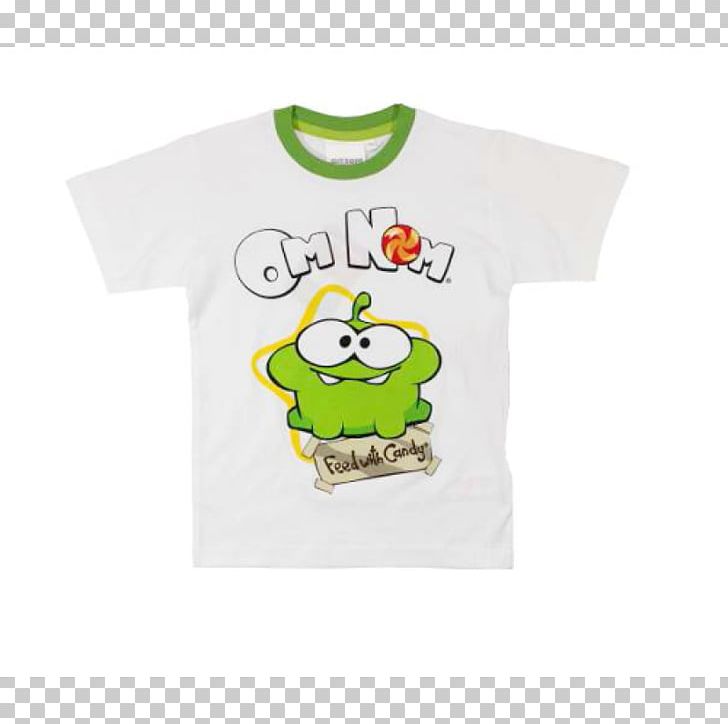 T-shirt Smiley Sleeve Cut The Rope Font PNG, Clipart, Animal, Clothing, Cut My Rope, Cut The Rope, Green Free PNG Download