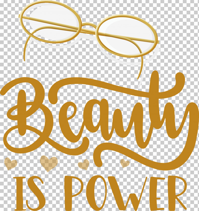 Beauty Is Power Fashion PNG, Clipart, Eyewear, Fashion, Glasses, Logo Free PNG Download