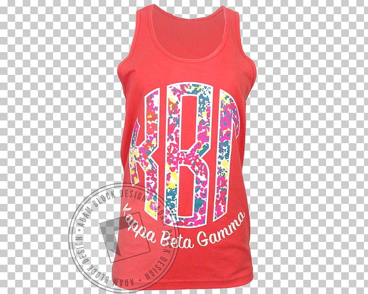 T-shirt Sleeveless Shirt Outerwear Font PNG, Clipart, Active Tank, Clothing, Floral Monogram, Magenta, Outerwear Free PNG Download
