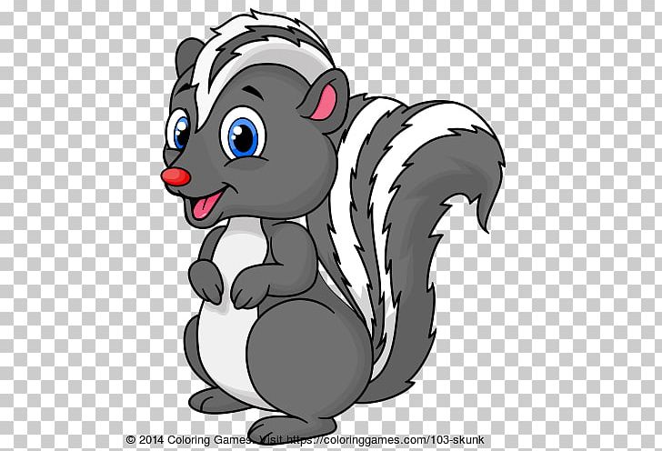 Whiskers Cat Skunk Coloring Book Puppy PNG, Clipart, Animal, Animals, Bear, Big Cat, Big Cats Free PNG Download