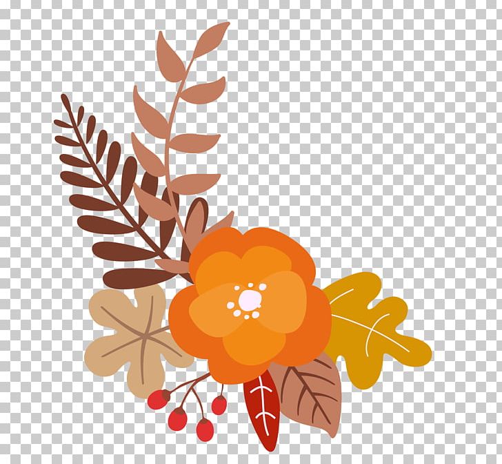 Hand Drawn Flowers PNG, Clipart, Autumn Leaves, Botany, Clip Art, Computer Wallpaper, Decorative Patterns Free PNG Download