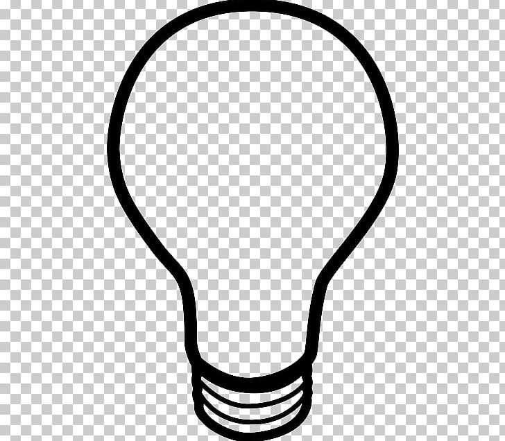 Incandescent Light Bulb Lamp PNG, Clipart, Black, Black And White, Body Jewelry, Cartoon Light Bulb, Circle Free PNG Download