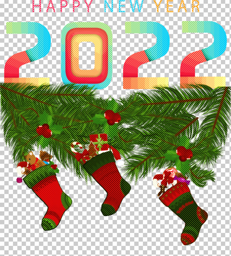 2022 Happy New Year 2022 New Year 2022 PNG, Clipart, Christmas Day, Christmas Stocking, Christmas Tree, Royaltyfree, Sock Free PNG Download