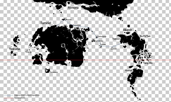 Nirn The Elder Scrolls III: Morrowind Map Atmora Geography PNG, Clipart, Black, Black And White, Brand, Computer Wallpaper, Desktop Wallpaper Free PNG Download