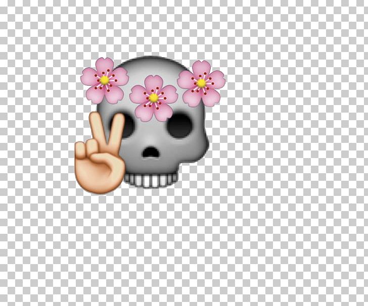 Emoji Flower Skull Wreath PNG, Clipart, Bone, Calavera, Common Daisy, Crown, Desktop Wallpaper Free PNG Download