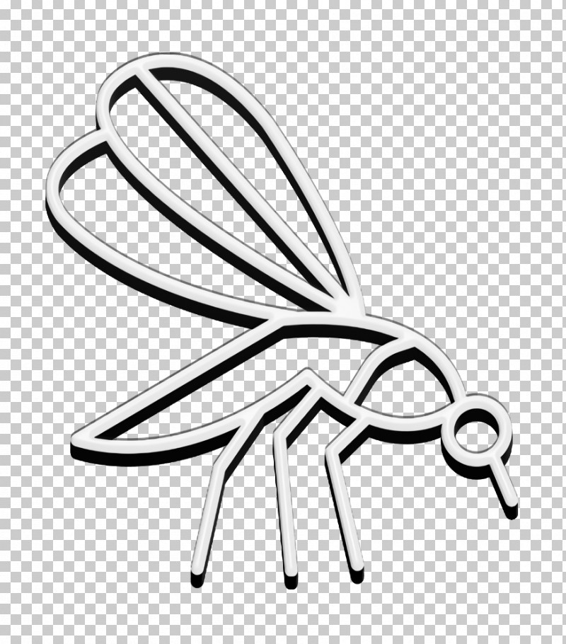 Mosquito Icon Insects Icon PNG, Clipart, Bee, Blackandwhite, Cartoon, Coloring Book, Fly Free PNG Download