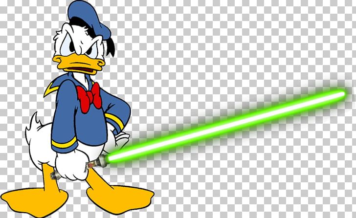 Donald Duck Lightsaber Daffy Duck PNG, Clipart, Area, Beak, Bird, Cartoon, Daffy Duck Free PNG Download
