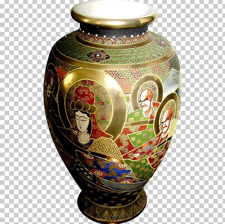 Vase Satsuma Ware Ceramic Pottery Porcelain PNG, Clipart, Antique, Around, Artifact, Capodimonte Porcelain, Censer Free PNG Download