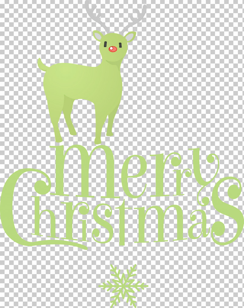 Reindeer PNG, Clipart, Antler, Biology, Deer, Green Merry Christmas, Logo Free PNG Download