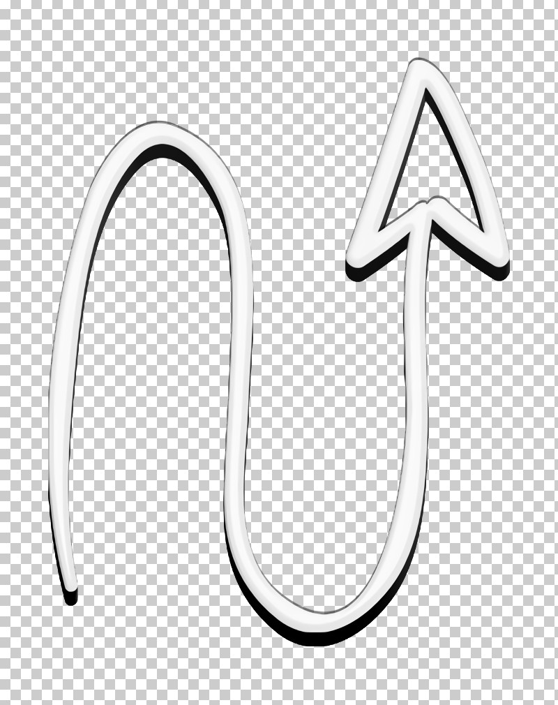 Curved Up Arrow Icon Curve Icon Hand Drawn Arrows Icon PNG, Clipart, Black, Black And White, Curve Icon, Geometry, Hand Drawn Arrows Icon Free PNG Download