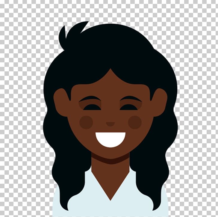 Emoji Black Hair Afro-textured Hair Hairstyle PNG, Clipart, Afrotextured Hair, Art, Black Hair, Cartoon, Cheek Free PNG Download