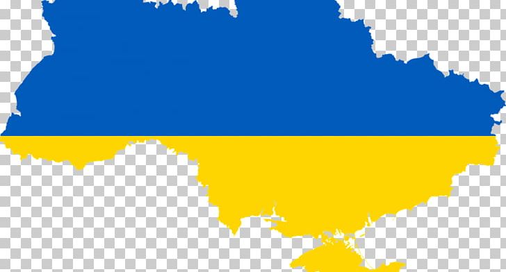 Flag Of Ukraine Map PNG, Clipart, Area, Blue, Cloud, Computer Wallpaper, Flag Free PNG Download