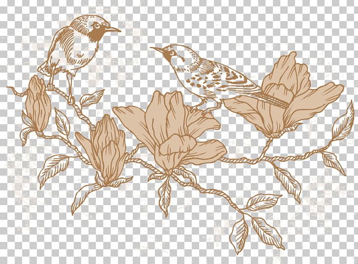 Flowers And Birds PNG, Clipart, Bird, Birds, Branch, Branches, Ceremony Free PNG Download