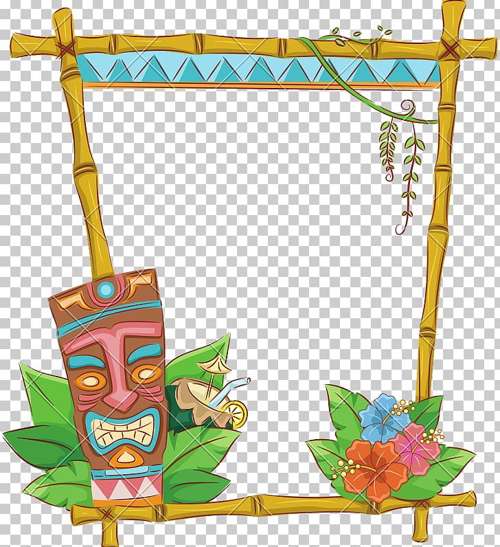 Hawaiian Language Tiki Frames PNG, Clipart, Art, Character, Fictional Character, Frame, Hawaii Free PNG Download